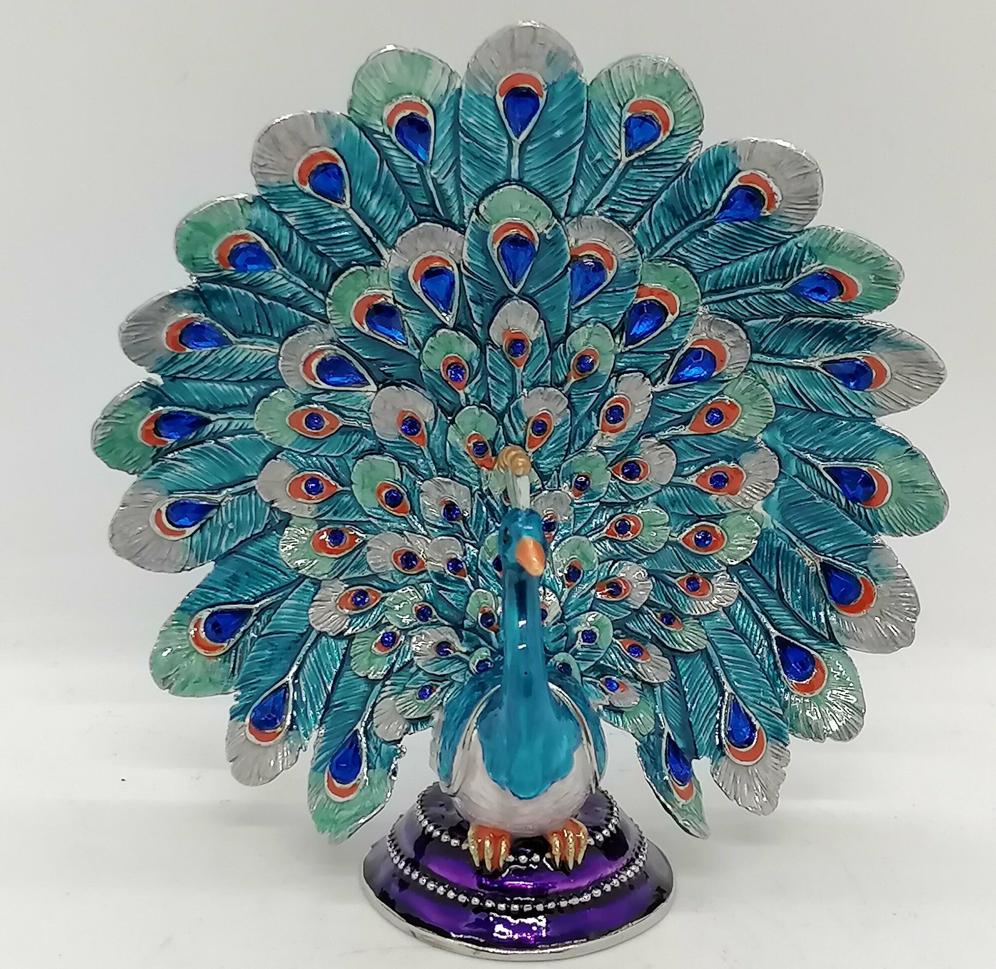 Шкатулка QIFU Павлин