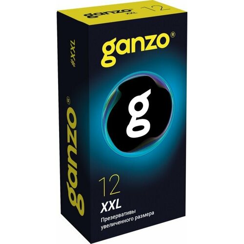 Презервативы увеличенного размера Ganzo XXL - 12 шт. тонкие надежные презервативы классические с допольнительной смазкой ganzo classic 12 шт