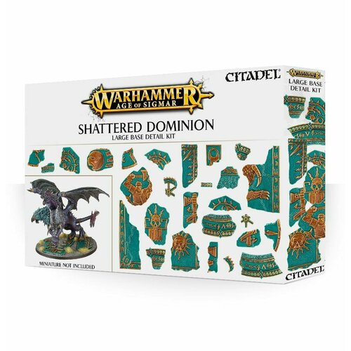 AoS: Shattered Dominion Large Base Detail набор warhammer age of sigmar кладбище прибыли закладка game of thrones трон и герб старков магнитная 2 pack