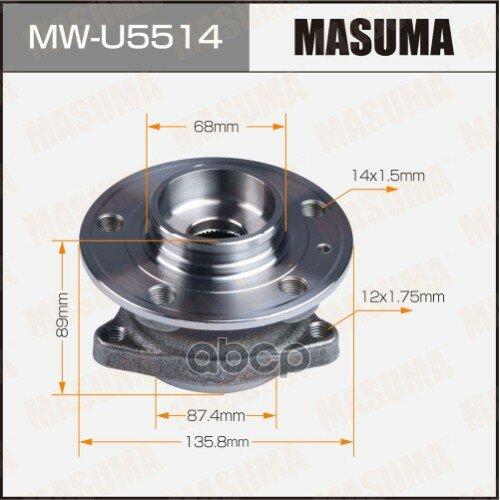 MASUMA MW-U5514 (31340099 / 31340100) узел ступичный Volvo (Вольво) xc90 I (с абс)