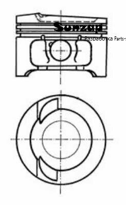 KOLBENSCHMIDT 91033610 Поршень dm8100x15x175x30 +050 Цена за 1 шт