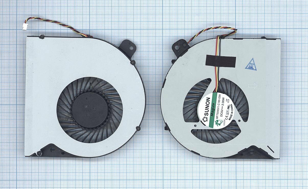 фото Вентилятор (кулер) для ноутбука Asus AB0805HX-GK3 (3-pin) с процессором AMD