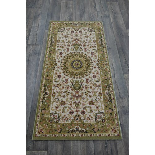 Ковер Acvila Elegance, 62701-50634, шерстяной, прямоугольный, бежевый, 0.8*1.6 м