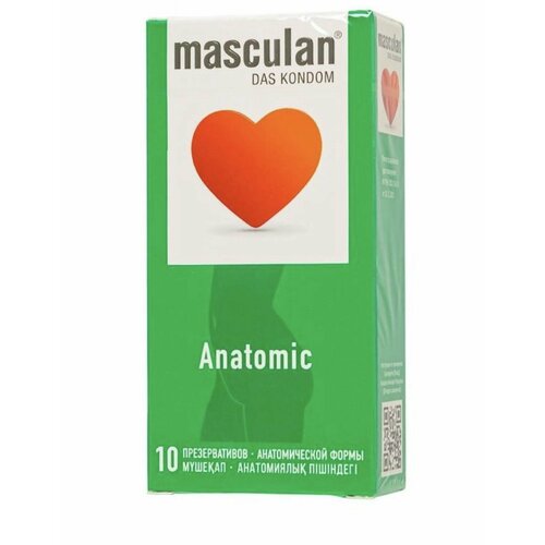 Masculan Презервативы анатомической формы Masculan Anatomic - 10 шт.