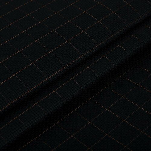 Канва AIDA 14 ct черная разлинованная размер 75х50 см 786₽