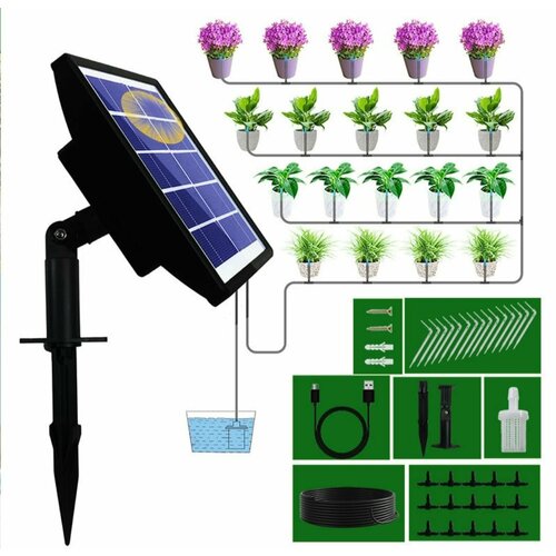 Набор капельного полива система капельного орошения для горшечных растений автоматическое устройство для полива с таймером питание от usb для сада