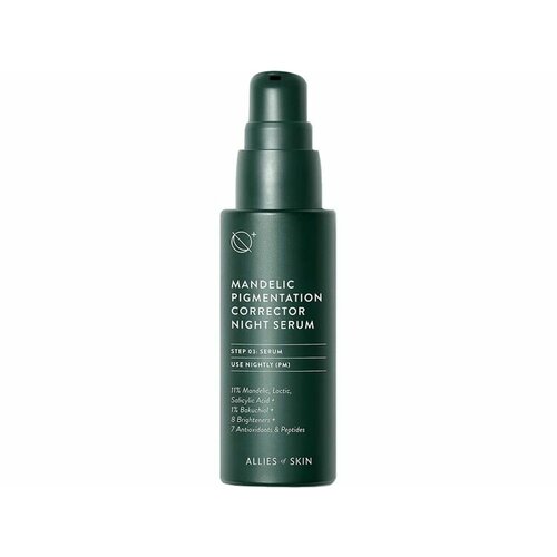 Миндальная ночная сыворотка против пигментации Allies of Skin Mandelic Pigmentation Corrector Night Serum