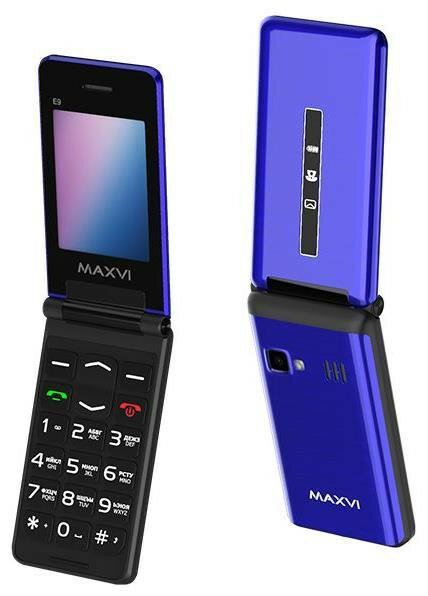 Телефон мобильный (MAXVI E9 Blue)