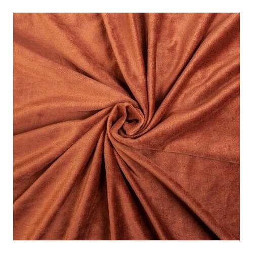 Мех искусственный (плюш) коричневый для пошива игрушек, одежды, обивки мебели / высота ворса 1,5 мм, 150х100 см