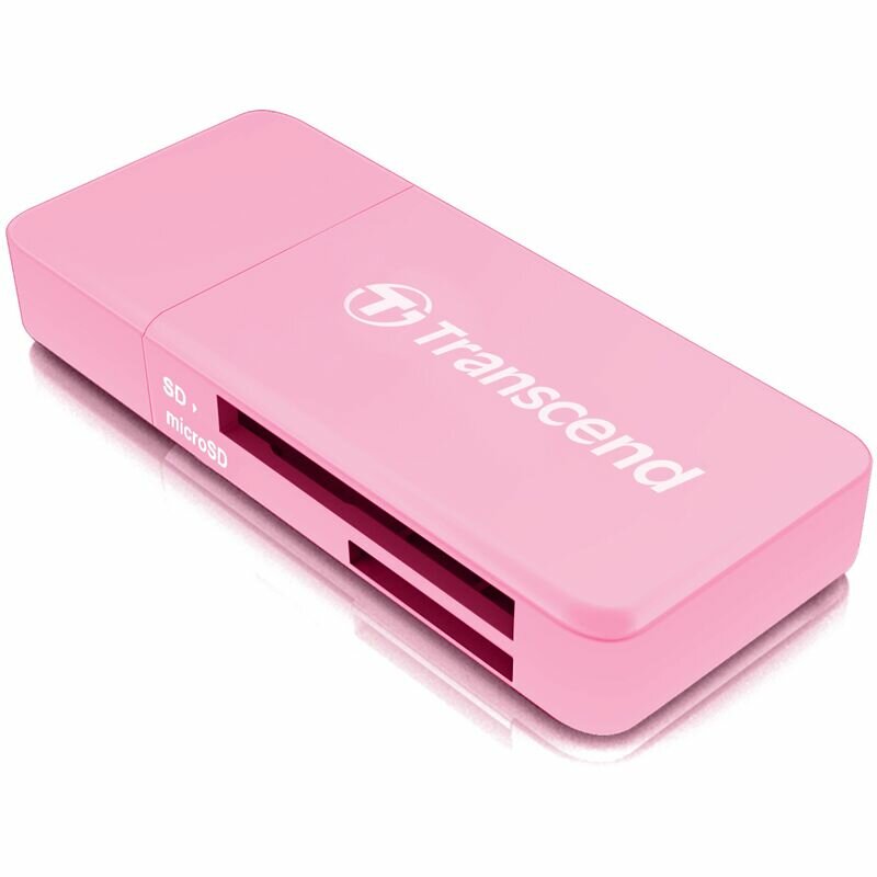 Карт ридер Transcend RDF5 Pink