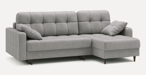 Изображение товара Угловой диван Цвет Диванов Стокгольм NEXT 233 угловой Серебристый