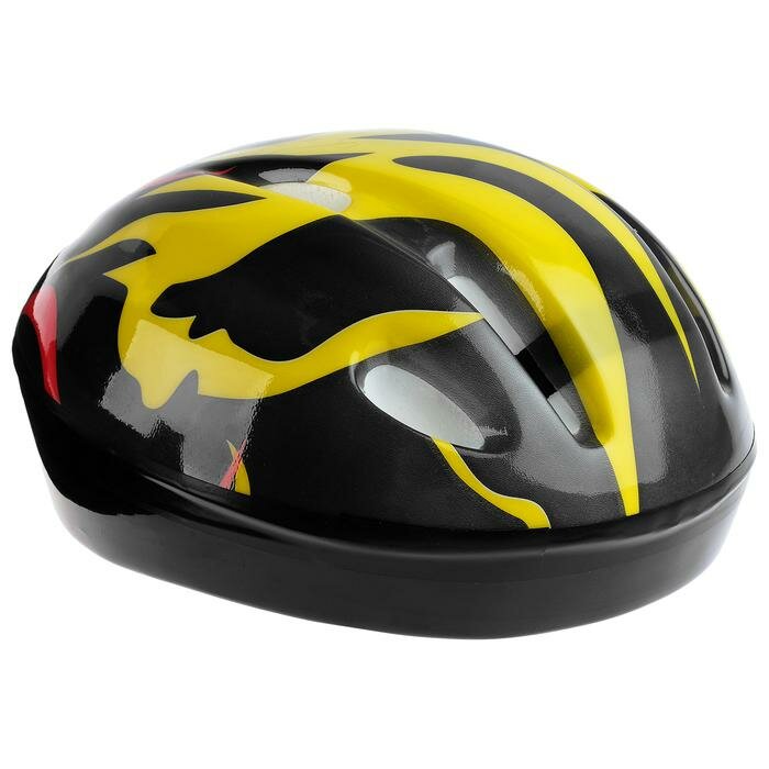 Шлем защитный детский ONLITOP OT-H6, размер S (52-54 см), цвет черный (488591)