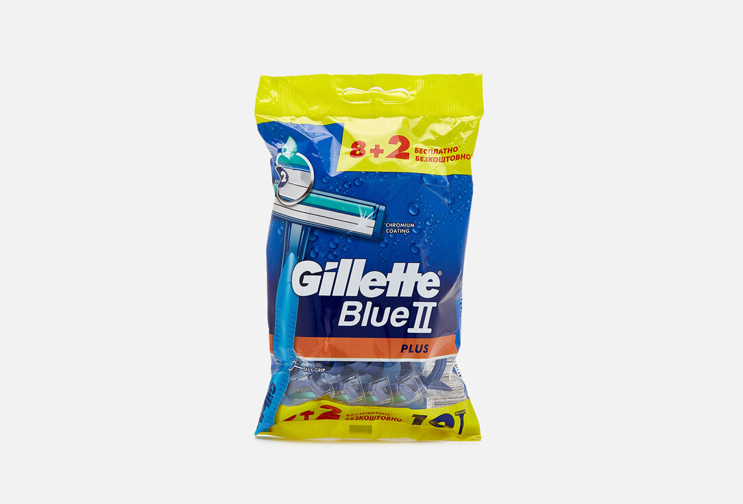 Бритвы одноразовые Gillette, BLUE PLUS 10мл