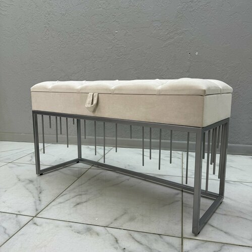 Банкетка в прихожую для обуви с ящиком для хранения STEEL MEBEL БДХ-0К3 Обувница с сидением Размер 100х35х55см 18208₽