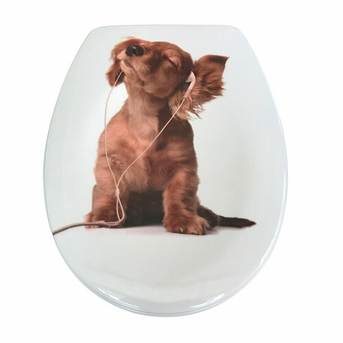 Сиденье для унитаза FLUMEN Спаниель дюропласт 4293₽