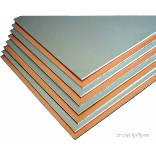 Panel VT-4A2 (OBSOLETE), Ламинат с алюминиевым основанием (препрегом), 2.2 Вт/(м К), керамический наполнитель, 253х203х1мм