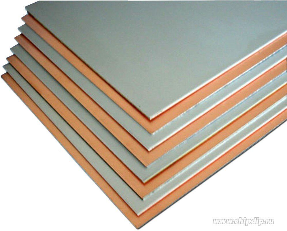 Panel VT-4A2 (OBSOLETE), Ламинат с алюминиевым основанием (препрегом), 2.2 Вт/(м К), керамический наполнитель, 253х203х1мм