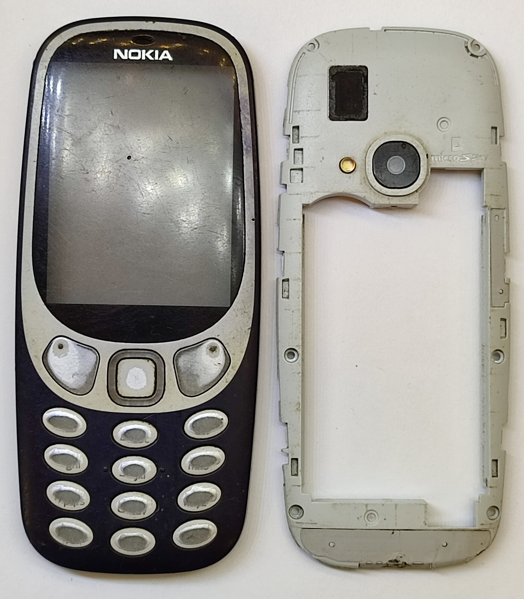 Корпус средняя часть + передняя панель + клавиатура для телефона Nokia 3110c 3110 classic