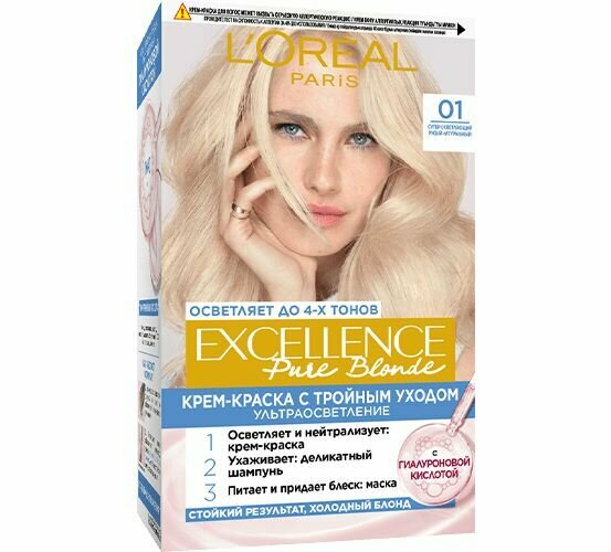 L'ORAL PARIS Стойкая крем-краска для волос Excellence Creme