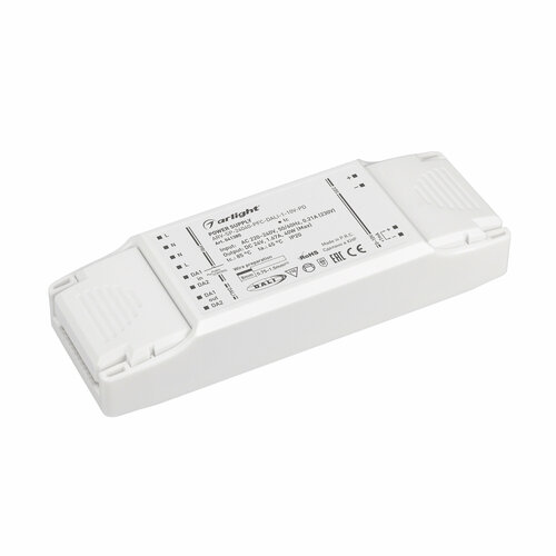 Arlight Блок питания ARV-SP-24040-PFC-DALI-1-10V-PD (24V, 1.67A, 40W) (Arlight, IP20 Пластик, 5 лет)