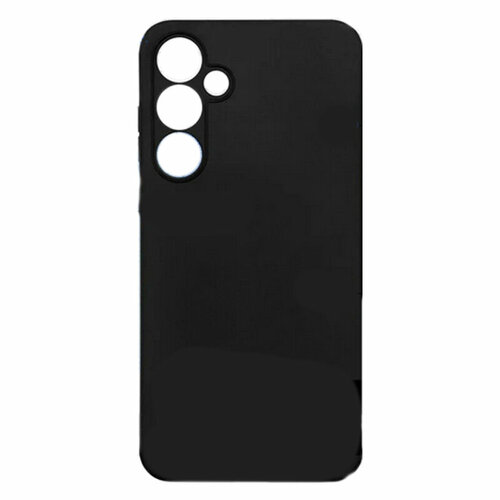 Чехол DF для Samsung Galaxy A35 5G Silicone Black sCase-187 силиконовый супертонкий чехол для samsung galaxy a01 core df scase 104