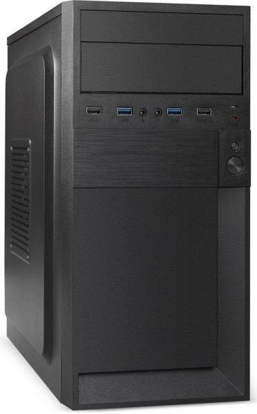 Exegate Корпус Minitower ExeGate BAA-105U2-01-AAA450 Black (mATX, БП 450W, 2xUSB,2xUSB3.0, черный) (EX291147RUS)