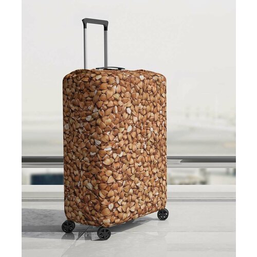 фото Чехол для чемодана instalook, размер m, коричневый, бежевый