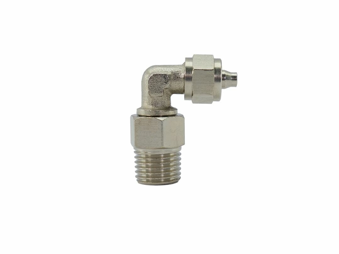 фото Фитинг угловой поворотный с накидной гайкой для трубки 6/4-1/4, SmartSolu