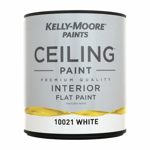 Белоснежная ультраматовая краска для потолков Kelly-Moore Ceiling Paint 946 мл 10021-1Q