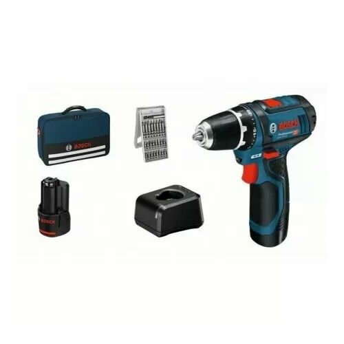 Дрель-шуруповерт Bosch GSR 12V-15 2 x 20 Ah Сумка Аксессуары 060186810H 29999₽