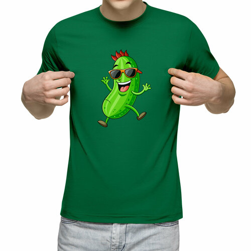 Футболка Us Basic, размер M, зеленый мужская футболка лето m зеленый