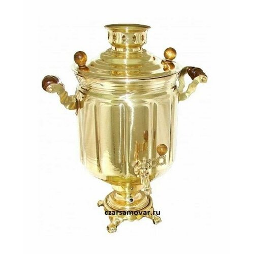 Самовар электрический латунный 10 литра банка 35000₽