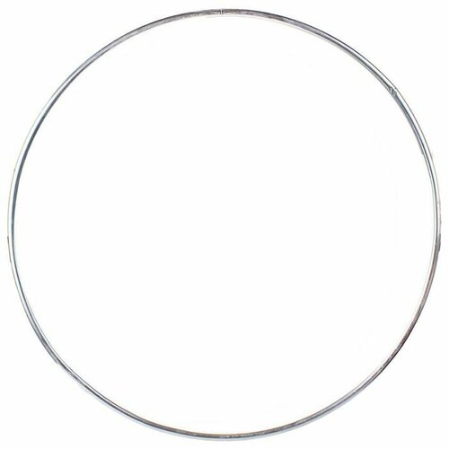 Обруч для художественной гимнастики d60 см цвет серебристый 1181₽