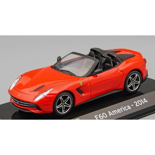 FERRARI F60 America 2014, red, масштабная модель коллекционная