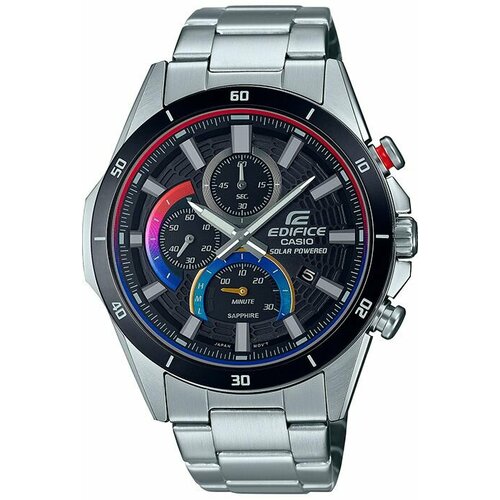 Наручные часы CASIO, серый, голубой наручные часы casio edifice efs s610hg 1a