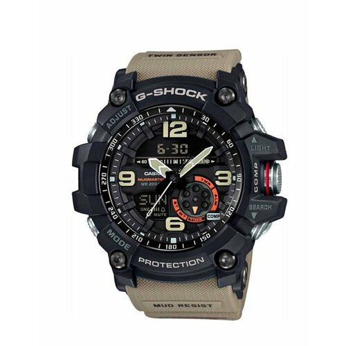 фото Наручные часы casio, черный, бежевый, серый