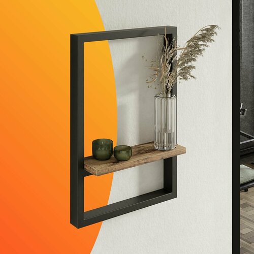 Полка настенная навесная для цветов лофт