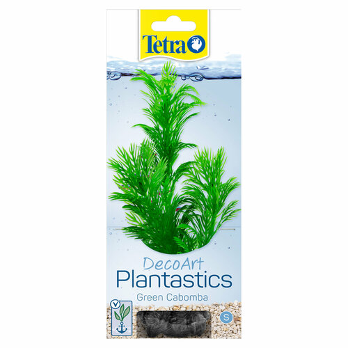 Tetra Deco Art искусственное растение Кабомба S (15 см), 1 упаковка растение tetra deco art искусственное кабомба s 15см