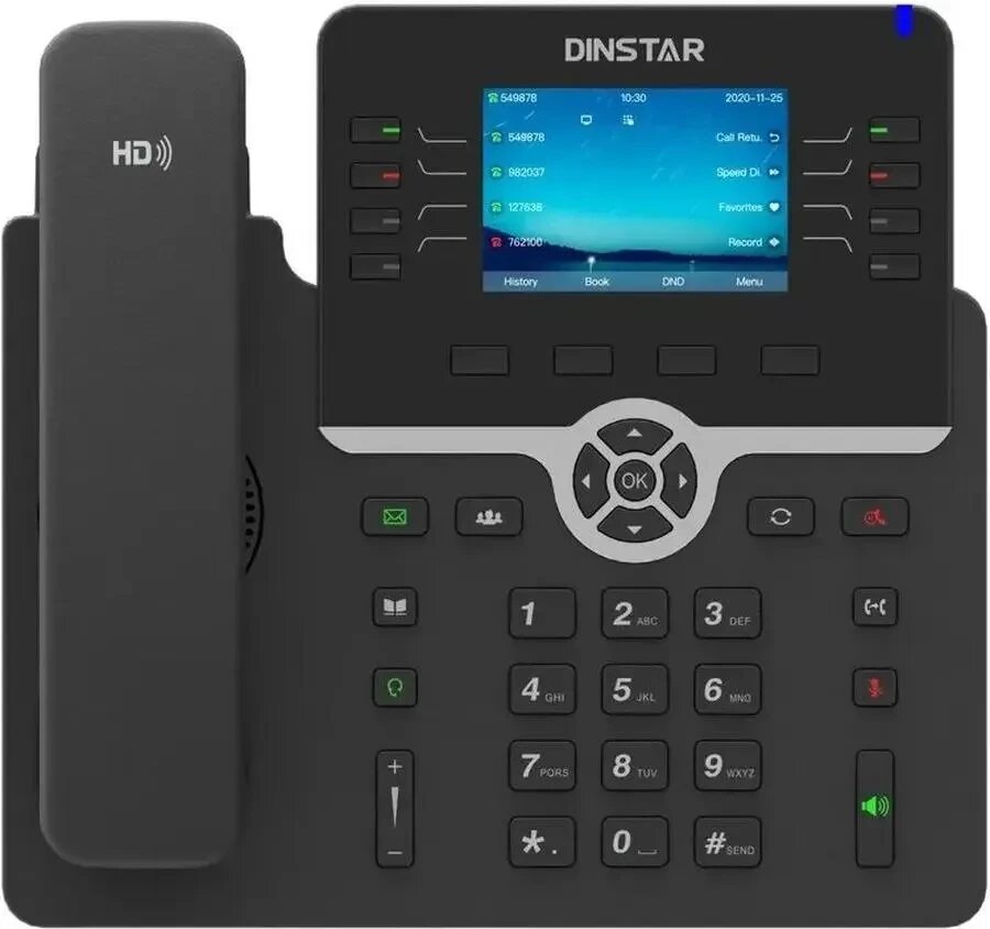 VoIP-телефон Dinstar C64GP черный