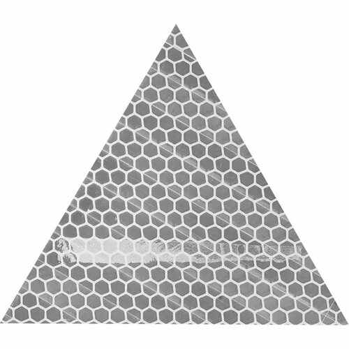 Катафот дорожный 100x100x100 мм белый 449₽