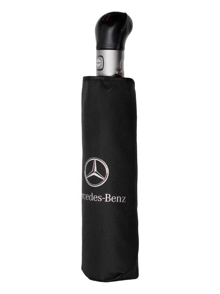 Зонт Mercedes-Benz Зонт Mercedes-Benz, черный, 9 спиц