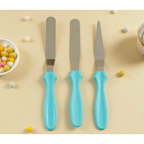 Набор лопаток кондитерских Ночь 3 шт 340₽