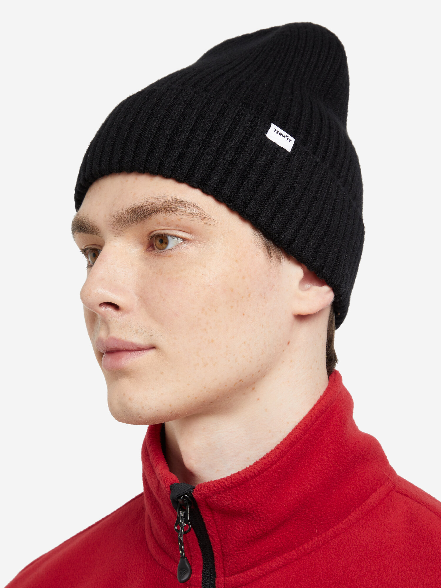 Шапка Termit для мужчин и женщин, размер 59, черный — фото 1