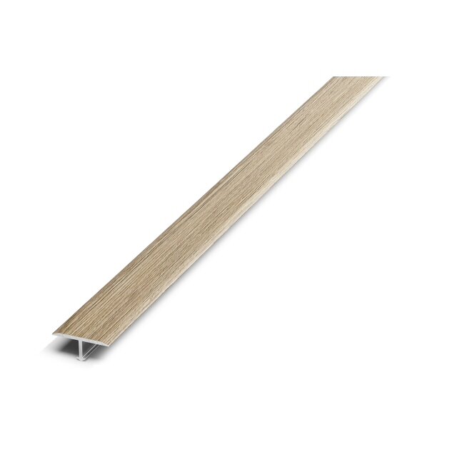 фото Порог алюм. Т-обр. 20мм 1,35м лам. дуб беленый