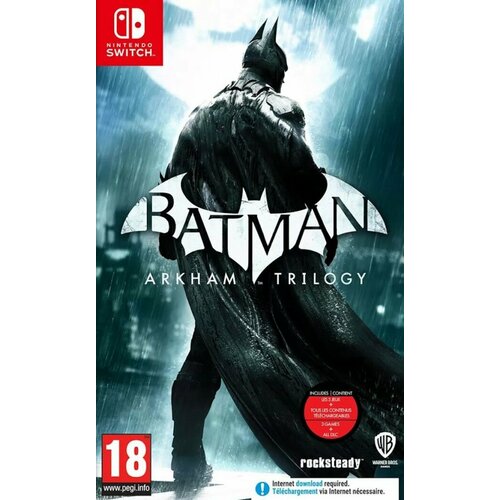 Игра Batman Arkham Trilogy Русские субтитры Nintendo Switch 4570₽
