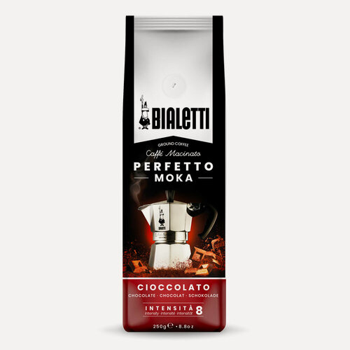 Изображение товара Кофе молотый Bialetti Perfetto Moka Cioccolato (В упаковке 250 г)