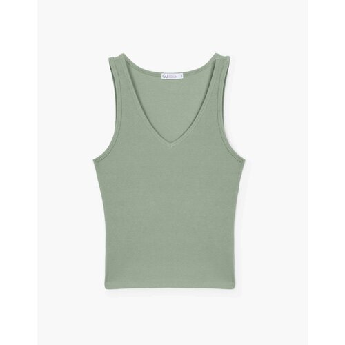 Топ Gloria Jeans, размер XL (52-54), зеленый комплект женский размер xl цвет оливковый