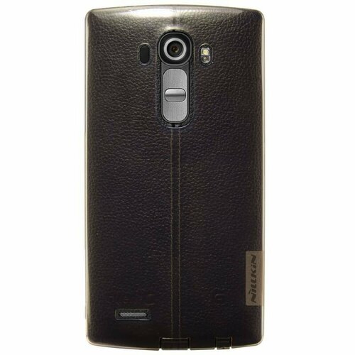 Накладка силиконовая Nillkin Nature TPU Case для LG G4 прозрачно-золотая накладка силиконовая nillkin nature tpu case для asus zenfone 3 max zc553kl прозрачно золотая