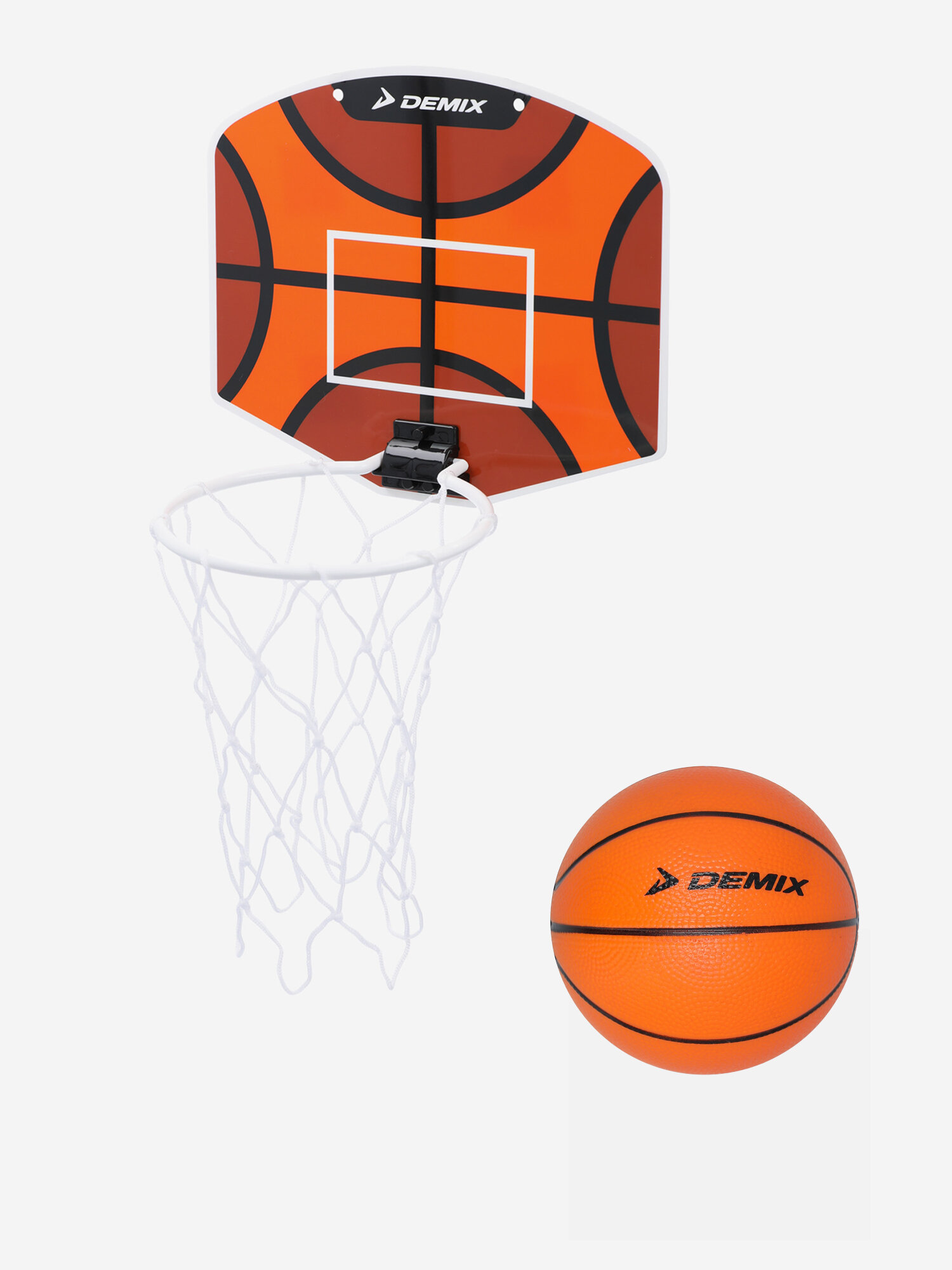 Мини-набор для баскетбола Demix: мяч и щит Оранжевый; RU: Без размера, Ориг: 0