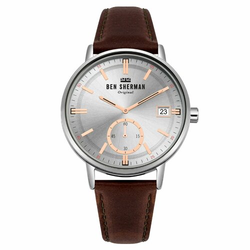 Наручные часы Ben Sherman, серебряный наручные часы ben nevis ben3016gblue синий